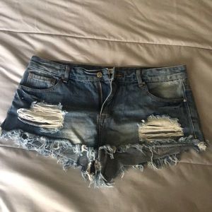 Forever 21 denim shorts